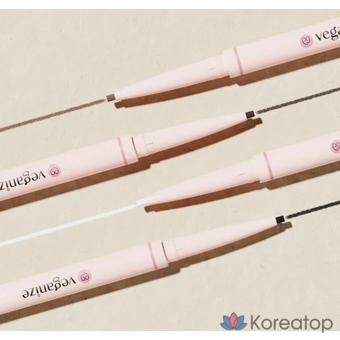 Тонкий гелевый карандаш для глаз Veganize Slim, оттенок 04 Nude White