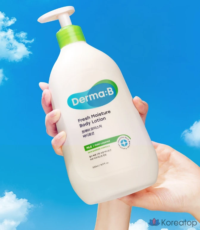 Лосьон для тела DERMA:B Fresh Moisture Body Lotion, 400 мл, 1 шт.