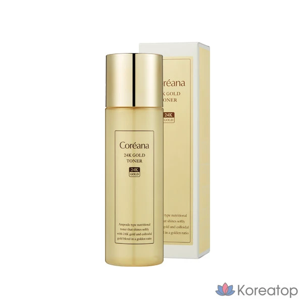 Тоник с 24-каратным золотом, 150 мл, 1 шт.