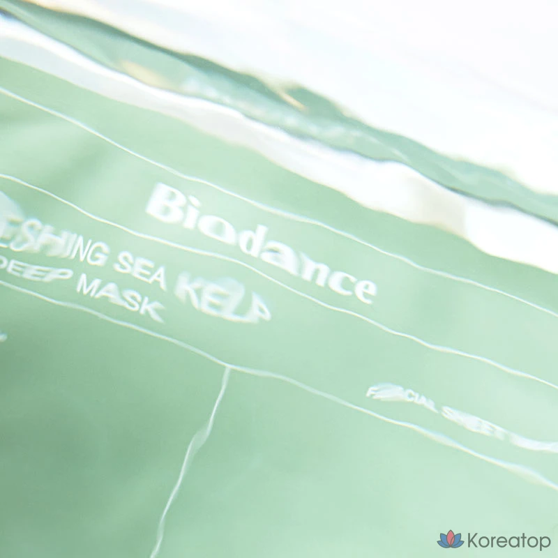 Тканевая маска для лица Biodance Refreshing Sea Kelp Real Deep Mask, 12 шт., фото 3