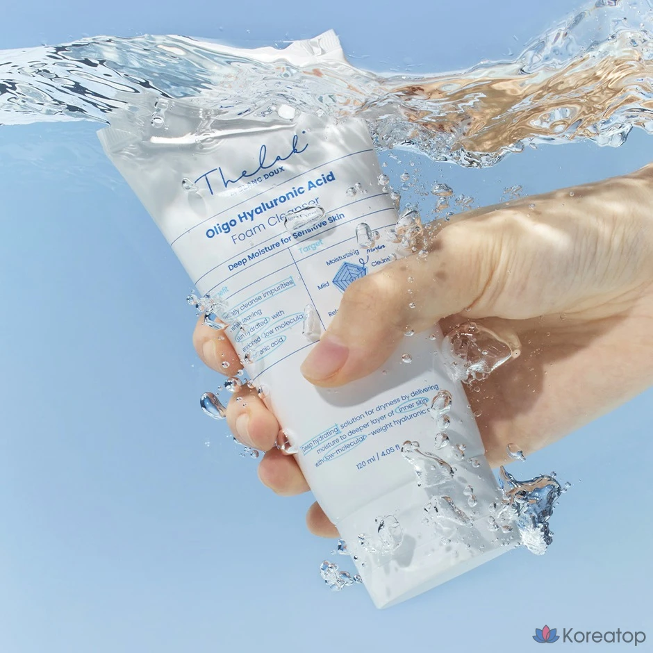 Пенка для умывания с гиалуроновой кислотой THE LAB by blanc doux Oligo, 120 мл, 1 шт.