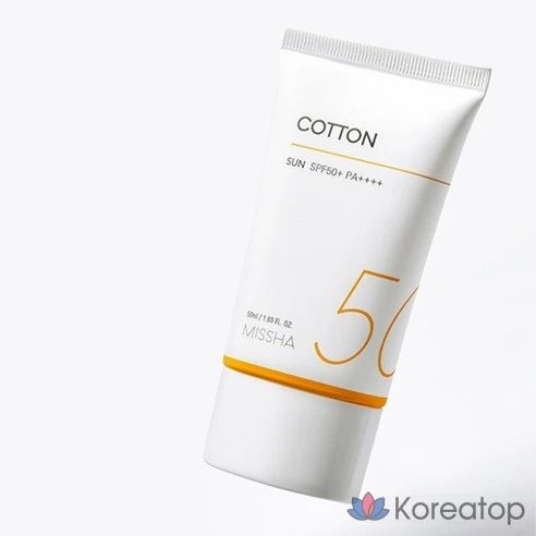 Солнцезащитный крем Missha All Around Safe Block Cotton SPF50+ PA++++