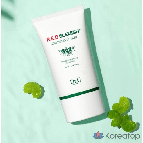 Солнцезащитный крем для чувствительной кожи Dr.G, 35 мл