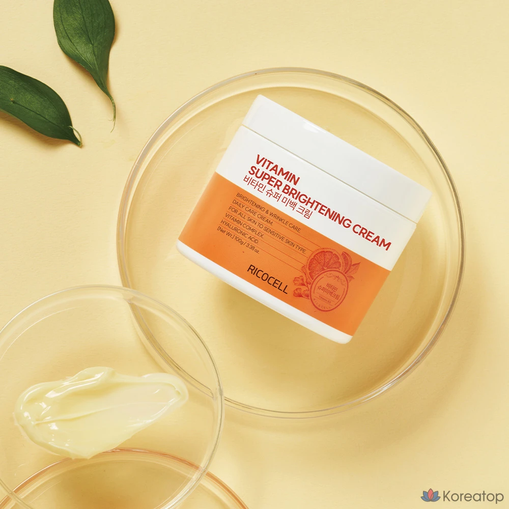 Крем для лица Ricocell Vitamin 10 Super Whitening Moisture Cream, 100 мл, 1 шт.