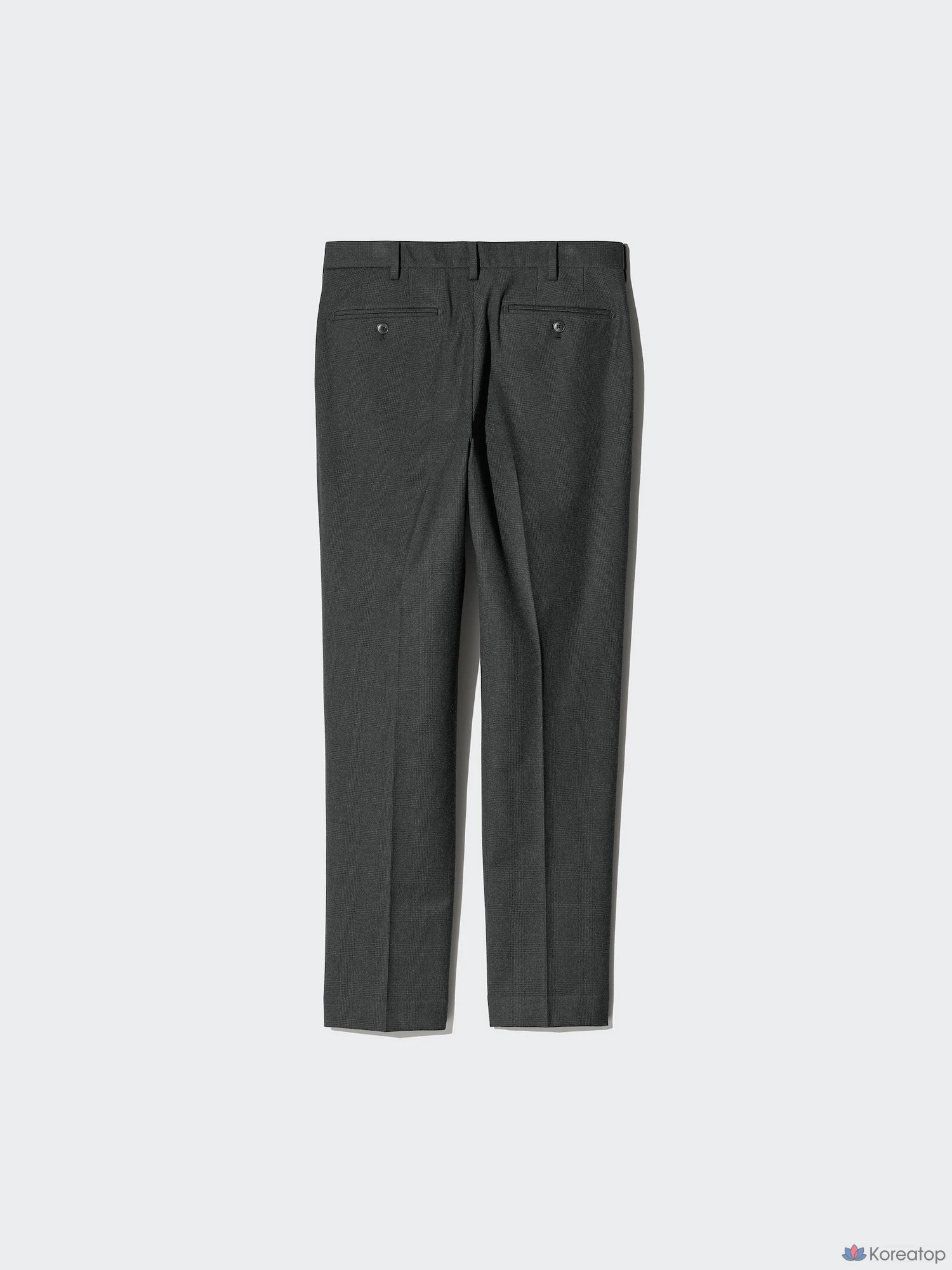 Брюки Uniqlo Warm Smart Pants, гленчек, длина 76 см