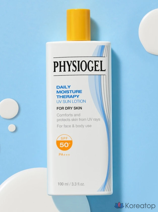 Солнцезащитный лосьон Physiogel Daily Moisture UV Family Sun Lotion SPF50+ PA+++, 100 мл, 1 шт.