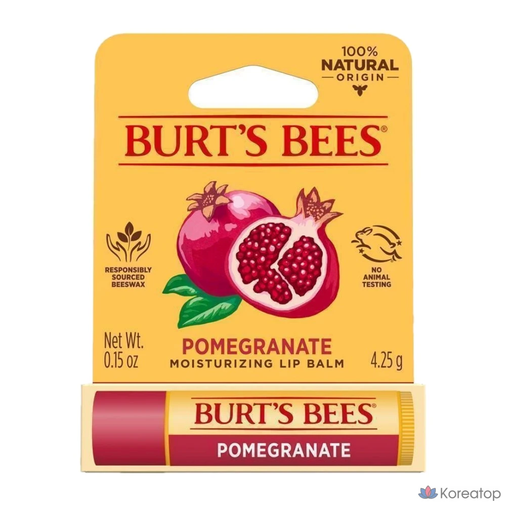 Бальзам для губ Burt's Bees с гранатом, 4,25 г, 1 шт.