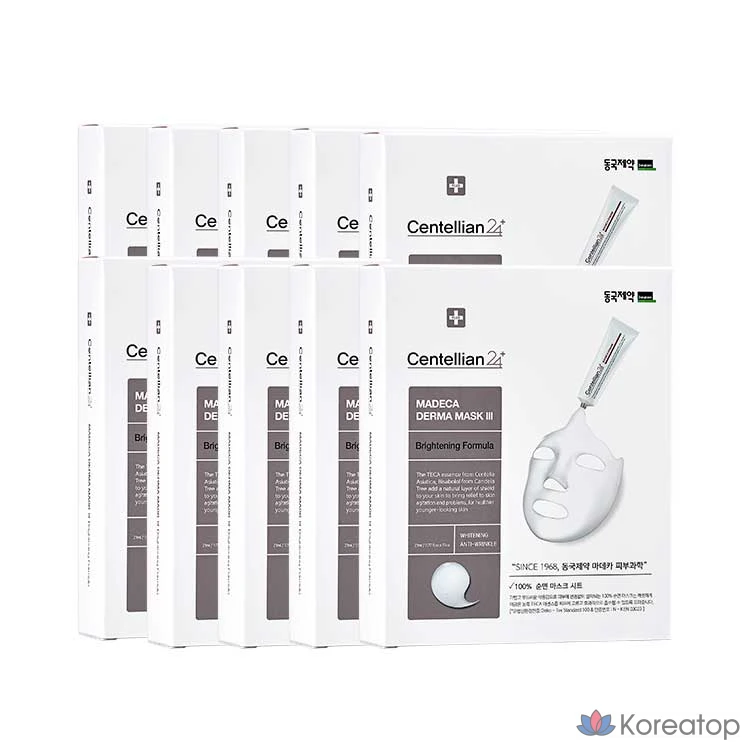 Centellian24 Derma Mask 3 (отбеливающая), 10 штук, 10 шт.