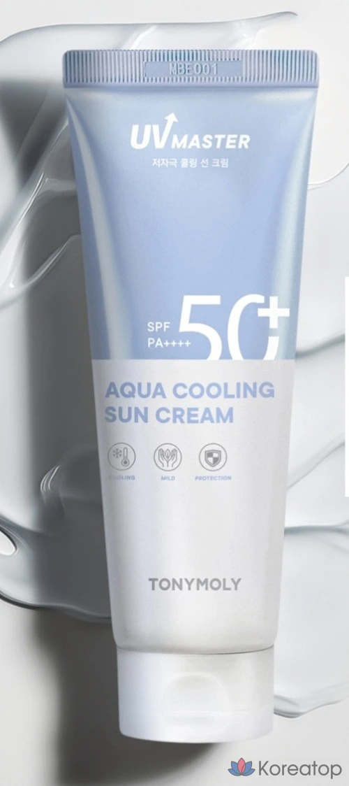 Солнцезащитный крем Tony Moly UV Master Aqua Cooling Sun Cream SPF50+ PA++++, 1 шт., 150 мл, фото 3