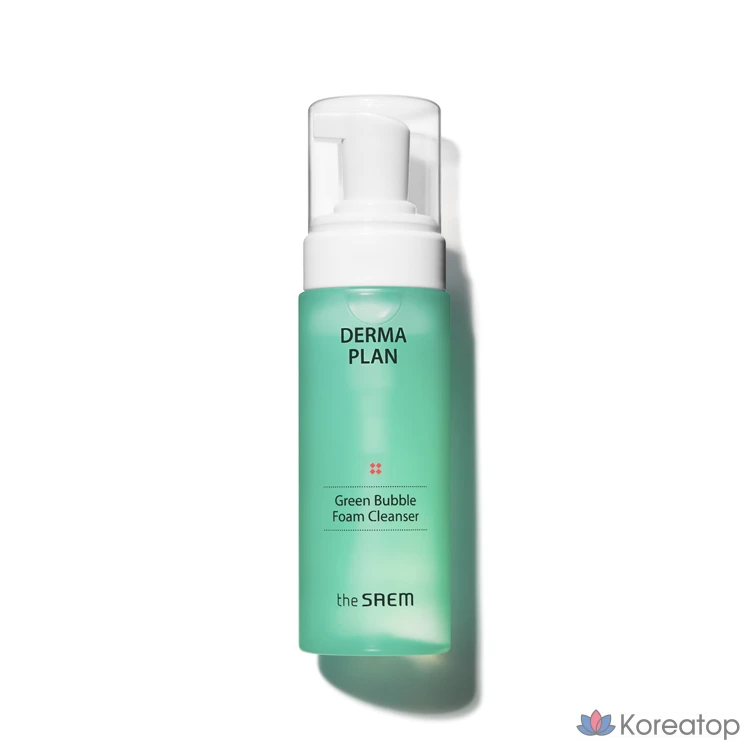 Очищающая пенка для лица Derma Plan Green Bubble Foam Cleanser, 150 мл, 1 шт.