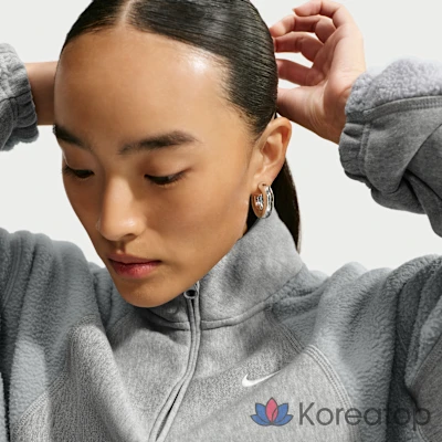 Свитшот женский Nike Studio Fleece Heavyweight Plush Oversized Quarter-Zip