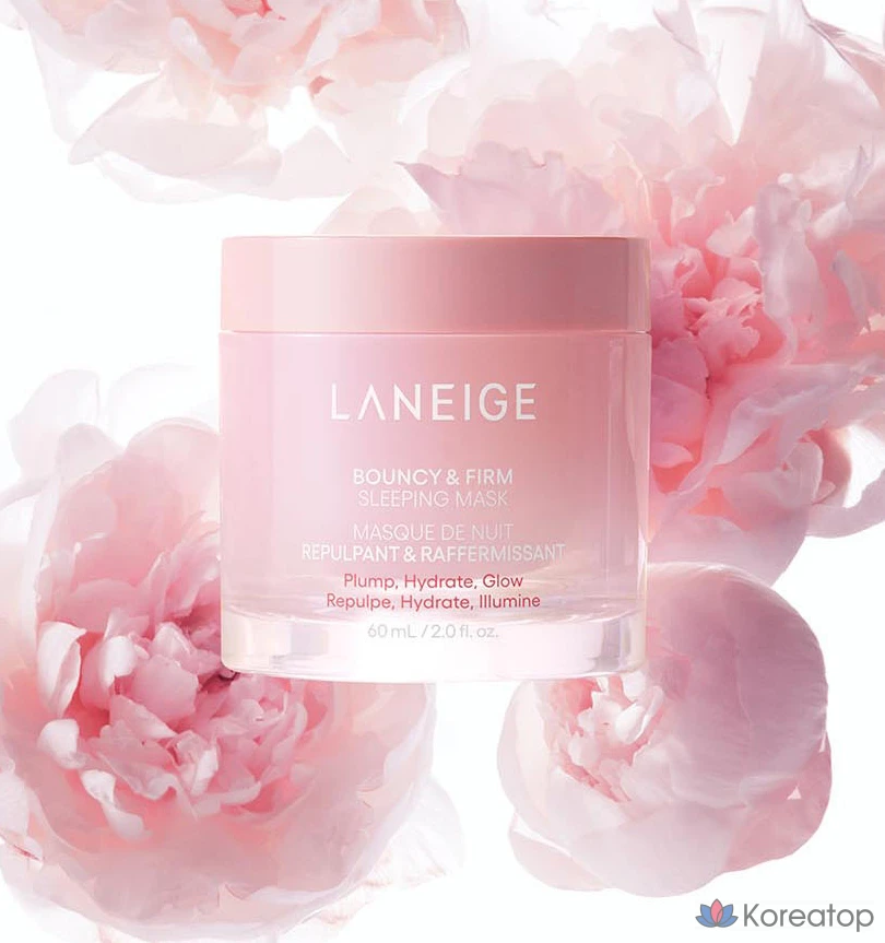 Ночная маска LANEIGE Bouncy &amp; Firm Sleeping Mask, 60 мл, 1 шт.