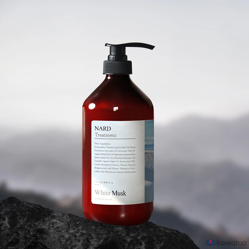 Восстанавливающий ароматизированный бальзам NARD с белым мускусом, 1 л, 1 шт., фото 3