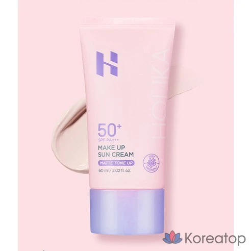Holika Holika Make Up Sun Cream SPF 50+ PA++++ 60 мл — солнцезащитный крем-база под макияж с матовым финишем