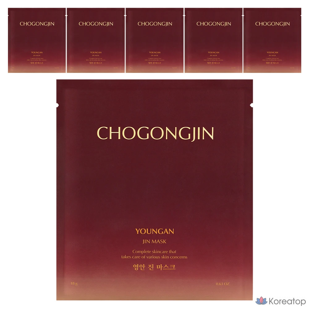 Missha Chogongjin Youngan Jin Маска 18г, 1 упаковка, 6 шт.