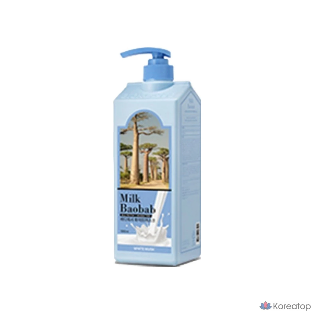 Набор для ухода Milk Baobab Shampoo + Body Wash Gift Set White Musk, 4 шт., фото 3