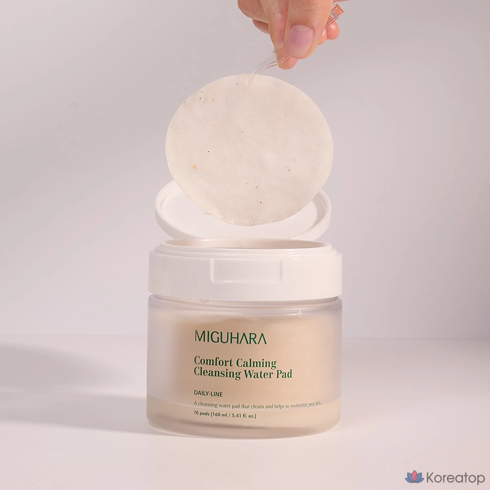 Очищающие увлажняющие подушечки Miguhara Comfort Calming, 1 шт., 70 штук.