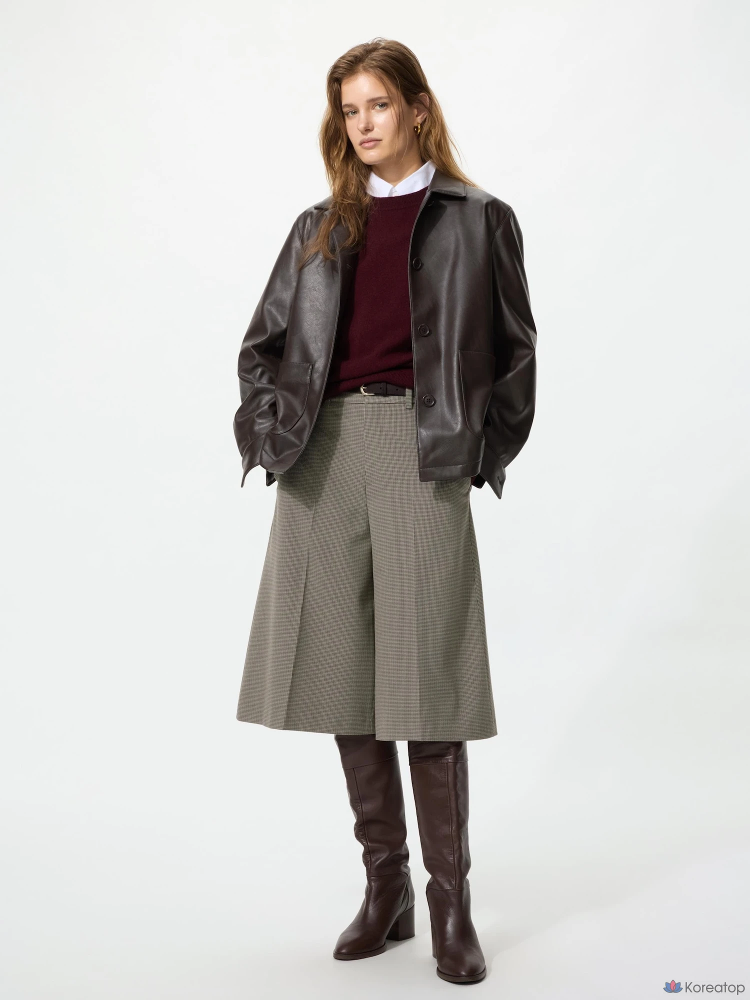 Брюки-кюлоты Uniqlo Smart Culottes Print