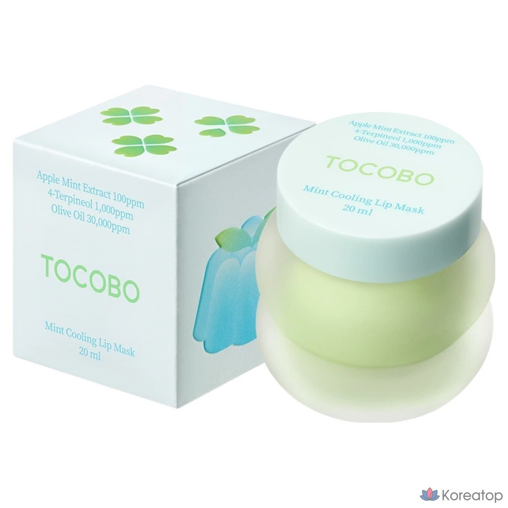 Бальзам для губ Tocobo Mint Cooling Lip Mask, 20 мл, 1 шт.