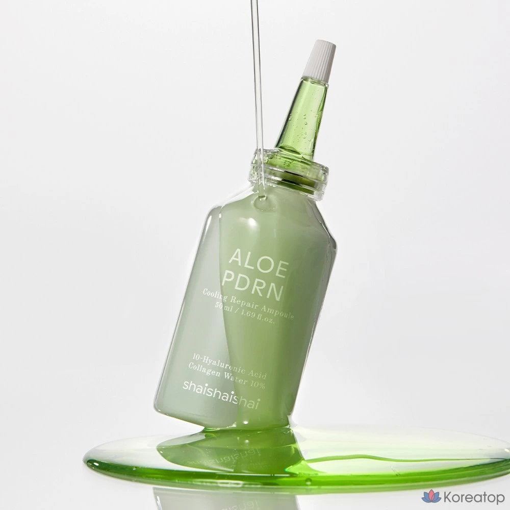 Ампульная сыворотка SHAISHAISHAI Aloe PDRN Cooling Repair Ampoule, 50 мл, 1 шт.