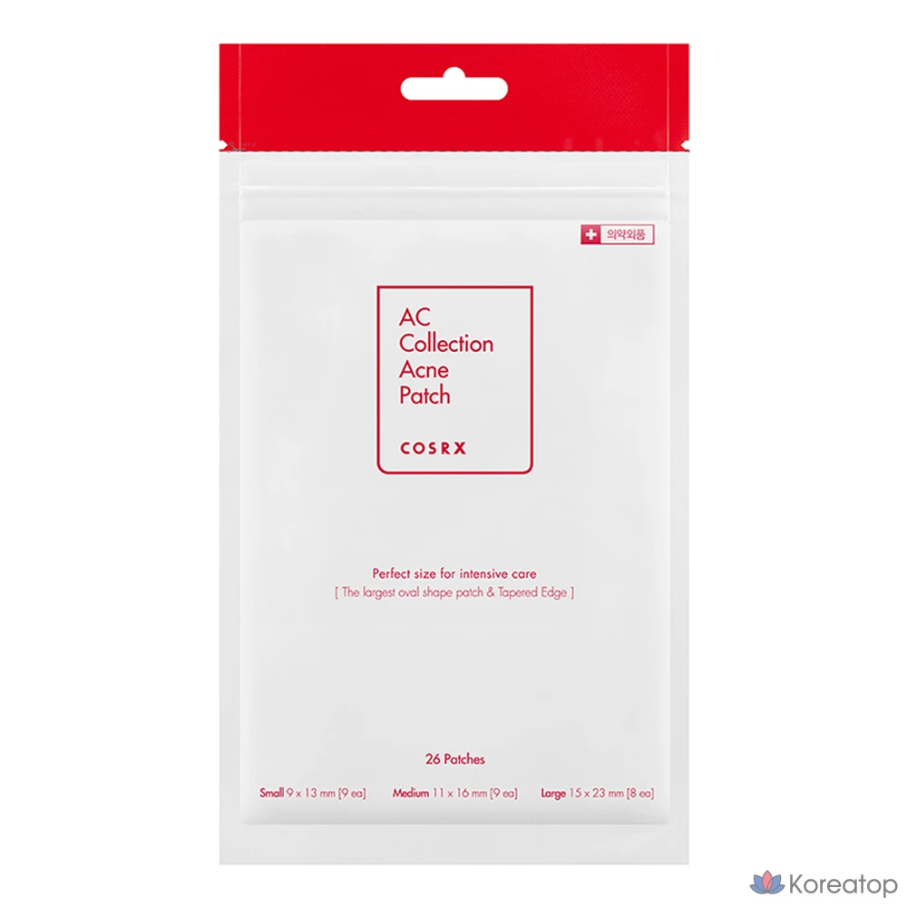 Пластыри от прыщей COSRX AC Collection, 26 листов, 1 штука
