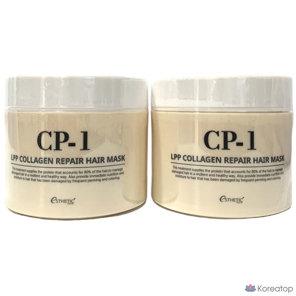 Восстанавливающая коллагеновая маска для волос CP-1 LPP, 300 мл x 2, 1 л