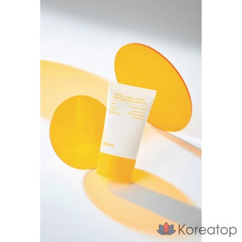 Celimax Осветляющий солнцезащитный крем Pore + Dark Spot Brightening Care Sunscreen SPF50, 50 мл