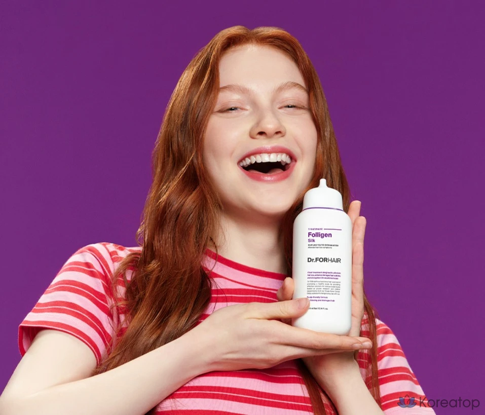 Кондиционер-восстановитель Dr. Forhair Foligen Silk Protein Damaged Hair Treatment, 300 мл, 1 шт.