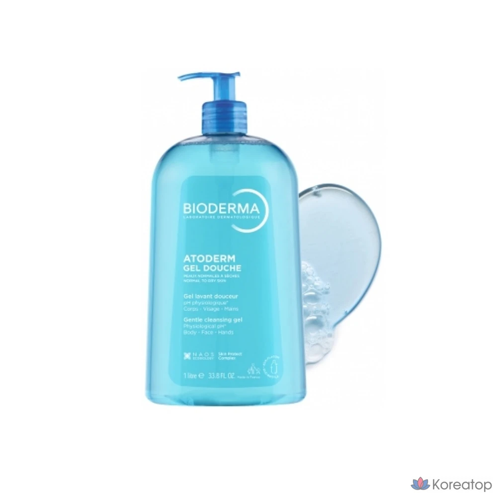 Гель для умывания Bioderma Atoderm Gel, мягкий очищающий гель, 1 шт., 1 л