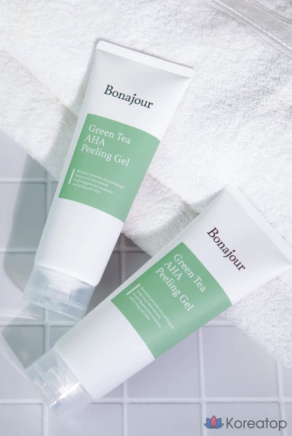 Отшелушивающий гель Bonajour Green Tea AHA, 150 мл, 1 шт., фото 3
