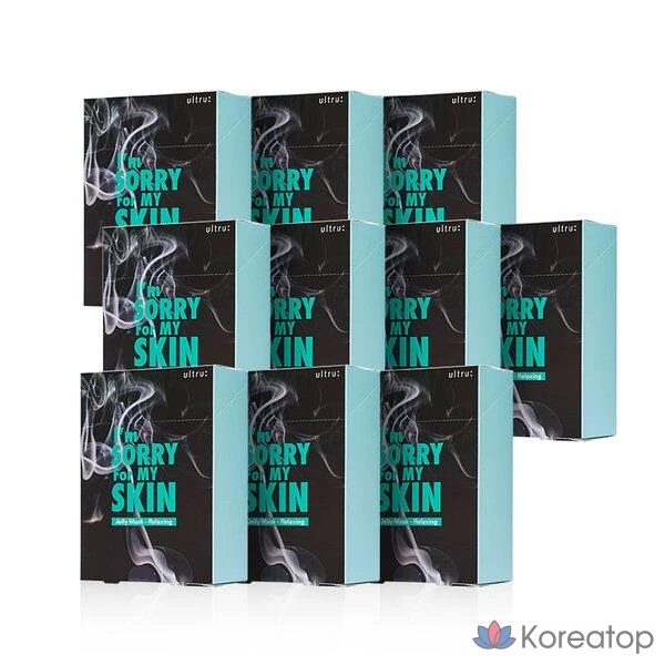 Успокаивающая гелевая маска Ultrue «I'm Sorry for My Skin», 100 листов