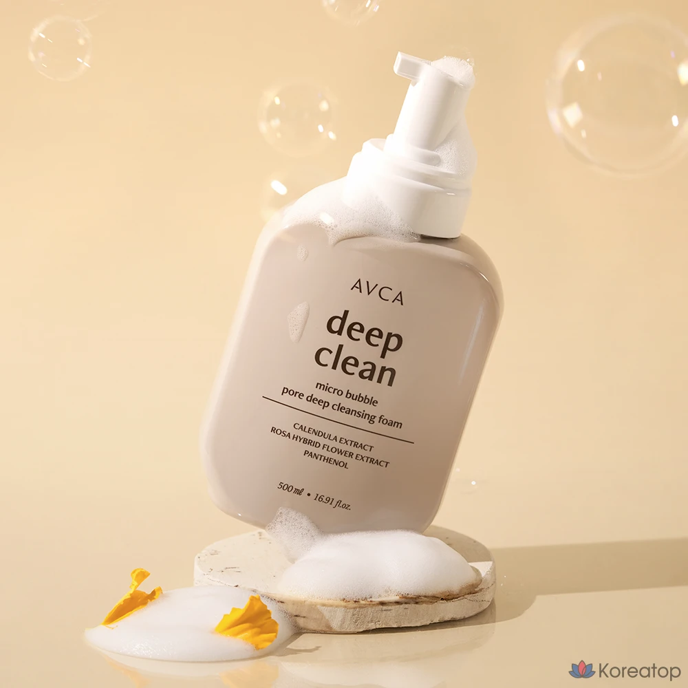 Пенка для глубокого очищения пор AVCA, 500 мл, 1 шт.