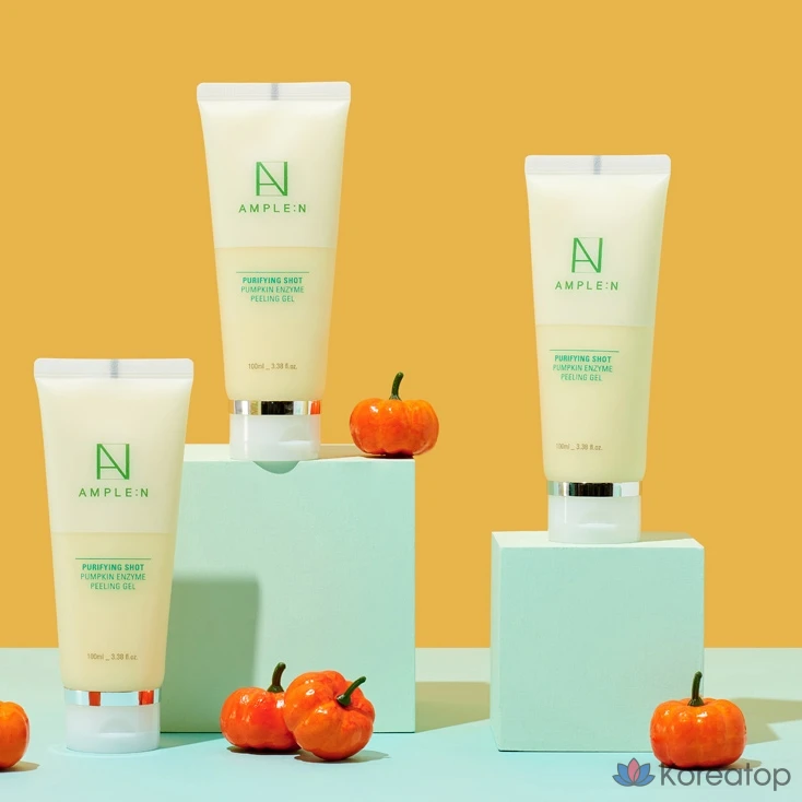 Koreana Ampoule & Purifying Shot Pumpkin Enzyme Peeling Gel 2, 100ml, 1 шт., фото 3