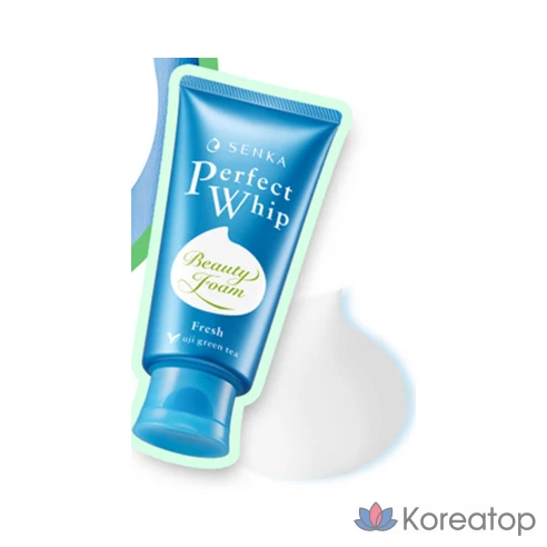 SHISEIDO Senka Perfect Whip Очищающая пенка для умывания на основе белой глины, 120 г