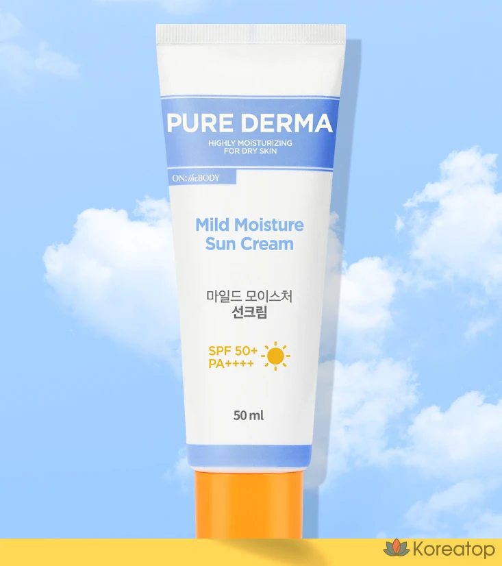 Солнцезащитный крем Purederma Mild Moisture Sunscreen SPF50+ PA++++ для тела, 50 мл, 1 шт.