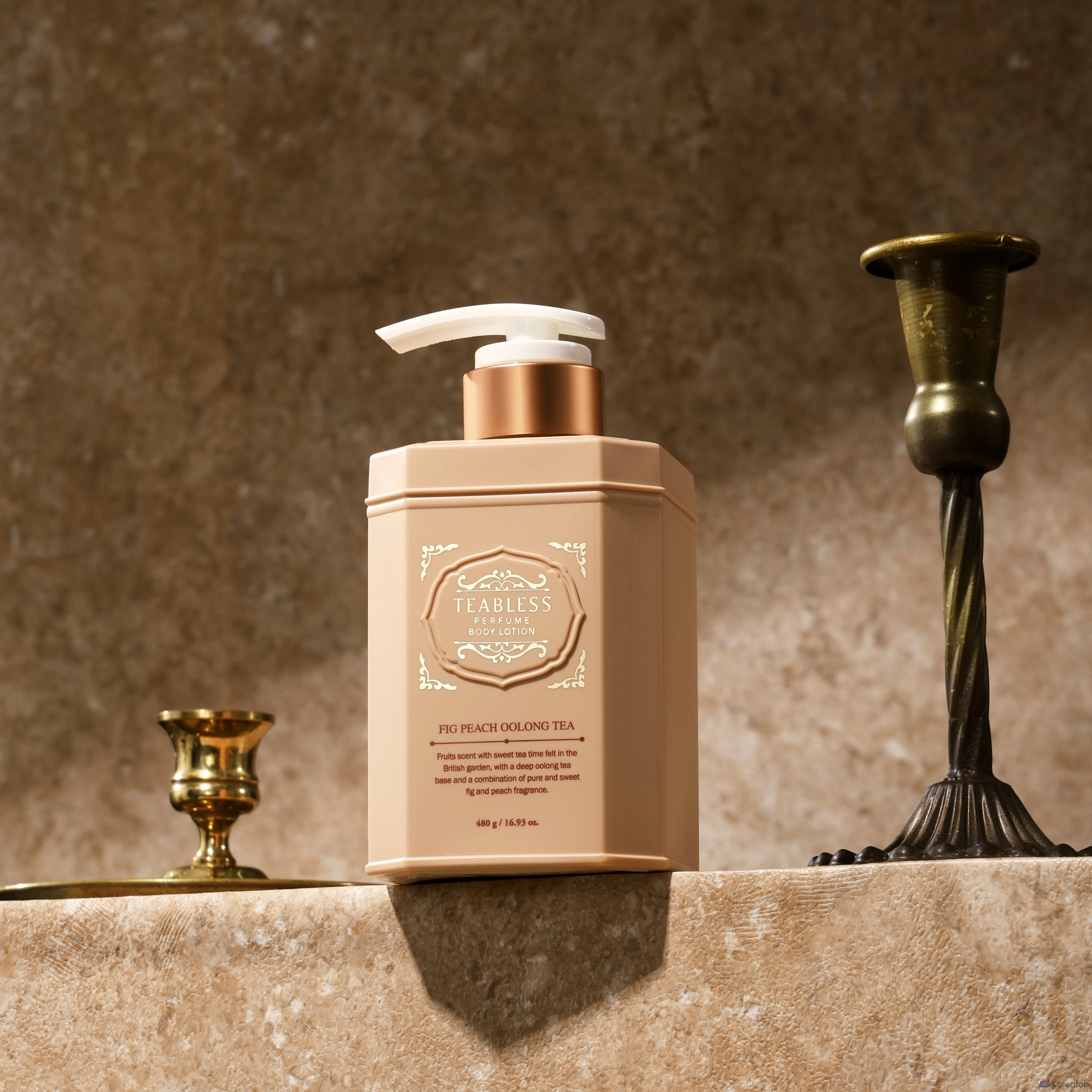 Парфюмерный лосьон для тела T-Bless с ароматом инжира, персика и чая улун, 480 г, 1 шт.