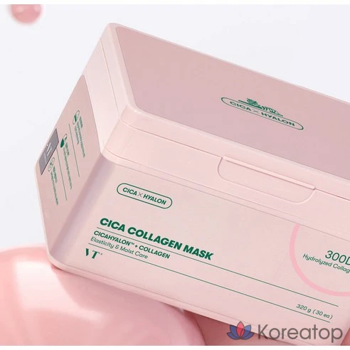 Маска Cica Collagen Mask от VT Cosmetics, 30 шт., 1 упаковка