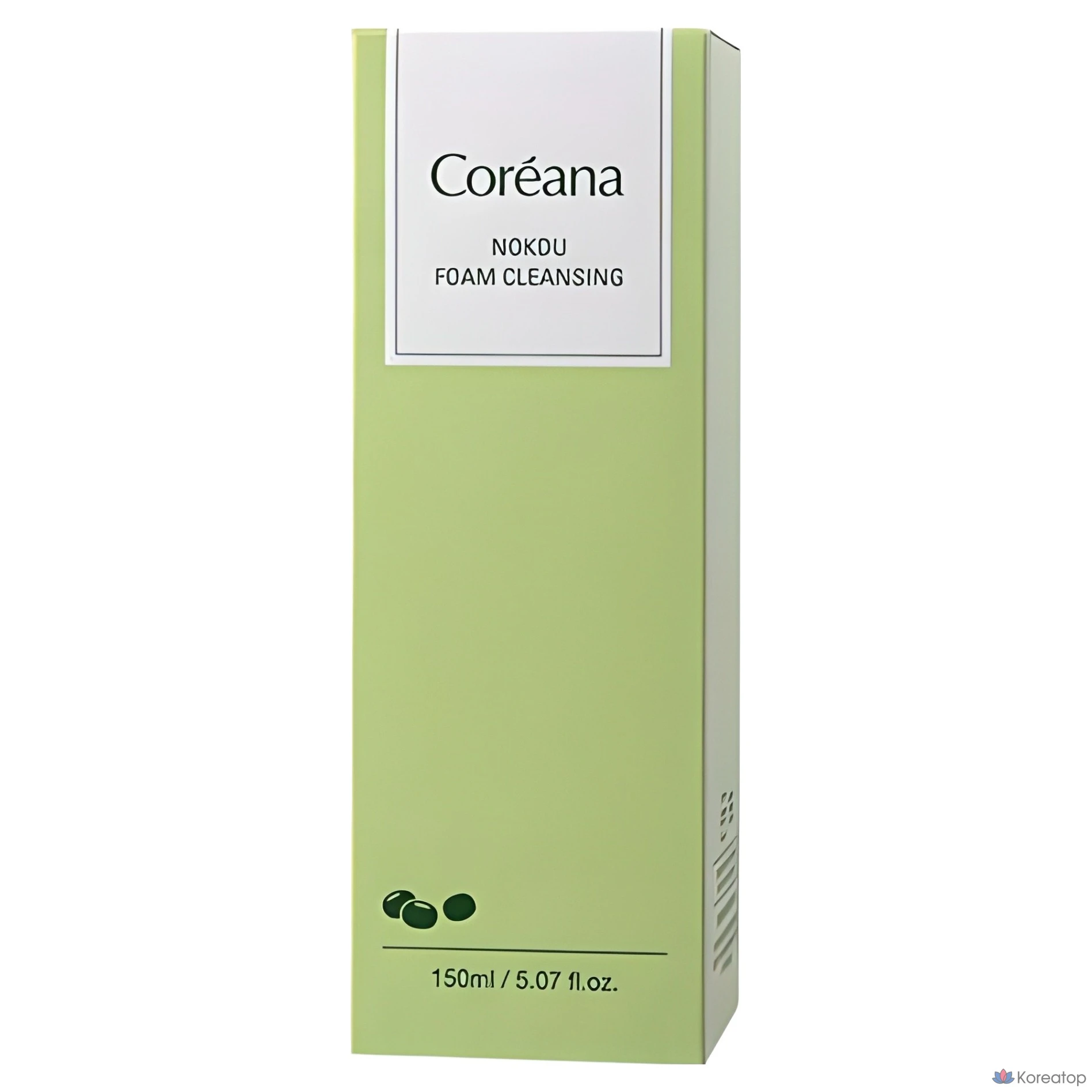 Очищающая пенка для лица Coreana с зелеными бобами, 150 мл, 1 шт.