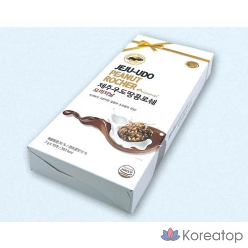 Оригинальные арахисовые конфеты Jeju Udo Roche, 70 г