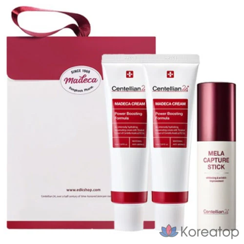 Dongkook Pharmaceutical Centellian24 Madeca Cream 4 x 50 мл + Capture Stick 10 г, 1 комплект