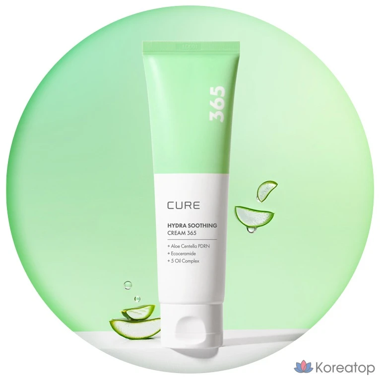 Успокаивающий крем с алоэ вера Kim Jung Moon Aloe Hydra 365, 80 мл, 1 шт.