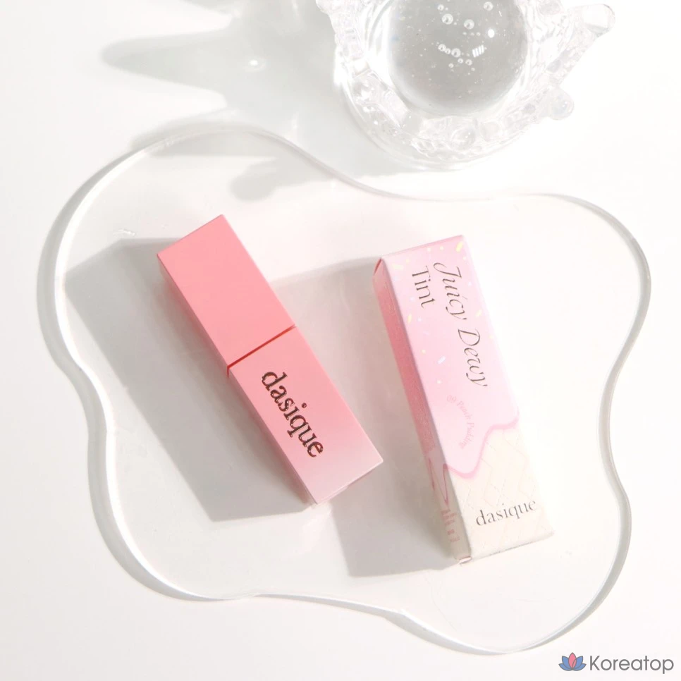 Тинт для губ Daisique Juicy Dewy Tint, 3,5 г, оттенок 09 «Персиковый пудинг», 1 шт.
