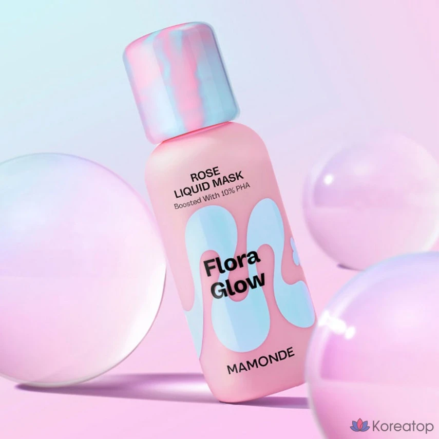 Жидкая маска для лица Mamonde Flora Glow Rose, 80 мл, 1 шт.