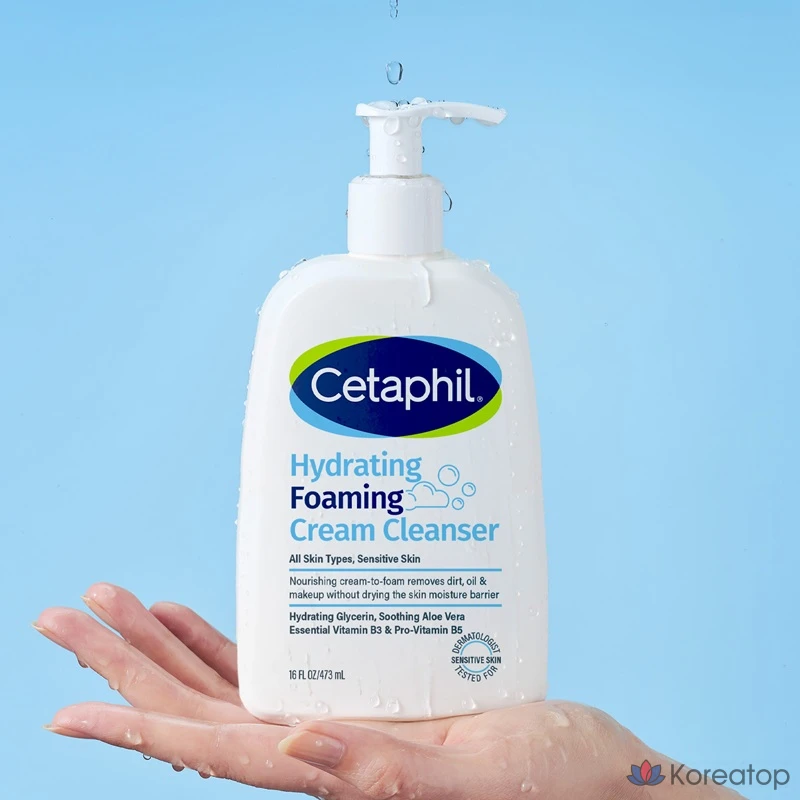 Увлажняющая пенка-крем для умывания Cetaphil, 473 мл, 1 шт.