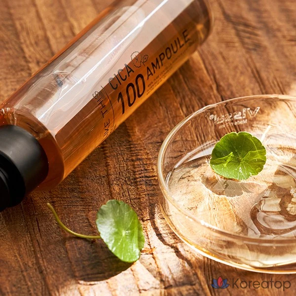 Cica 100 Original Ampoule, 1 шт., 100 мл, средство для регенерации кожи и успокаивающий уход с экстрактом центеллы азиатской., фото 3
