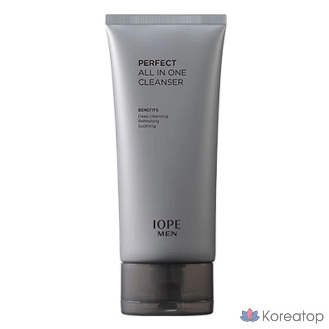 Очищающее средство IOPE Men Perfect Clean All-in-One Cleanser, 125 мл, 1 шт., фото 2