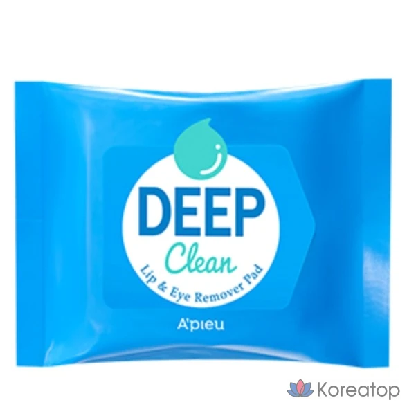 Салфетки для глубокого очищения губ и глаз A'Pieu, 1 шт., 37 г