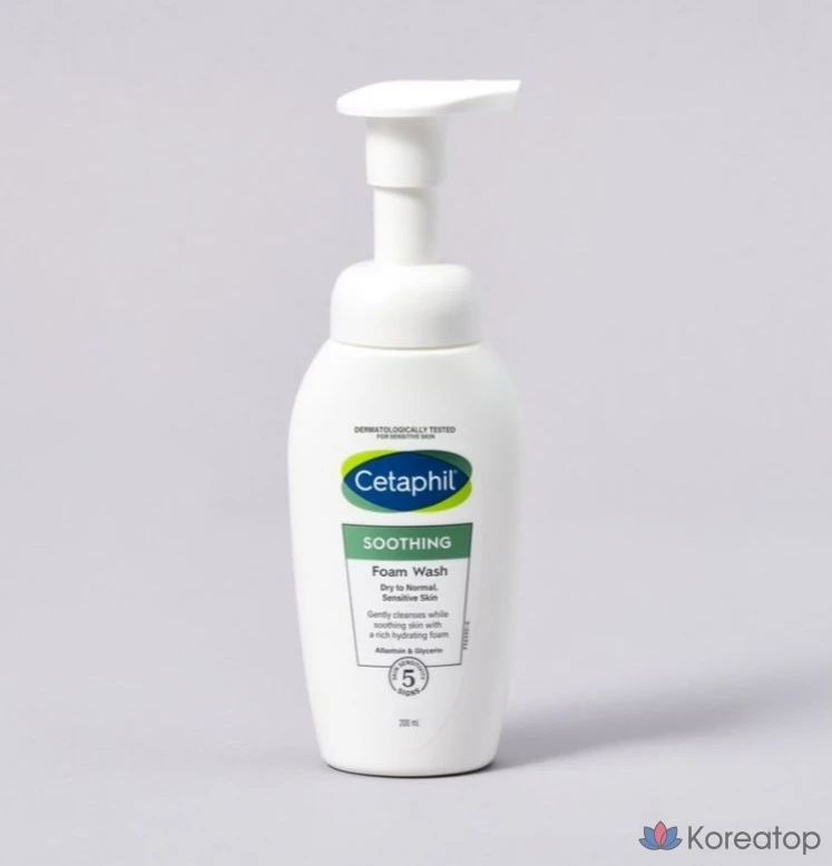 Очищающая пенка для умывания Cetaphil для чувствительной кожи, 200 мл, 1 шт.