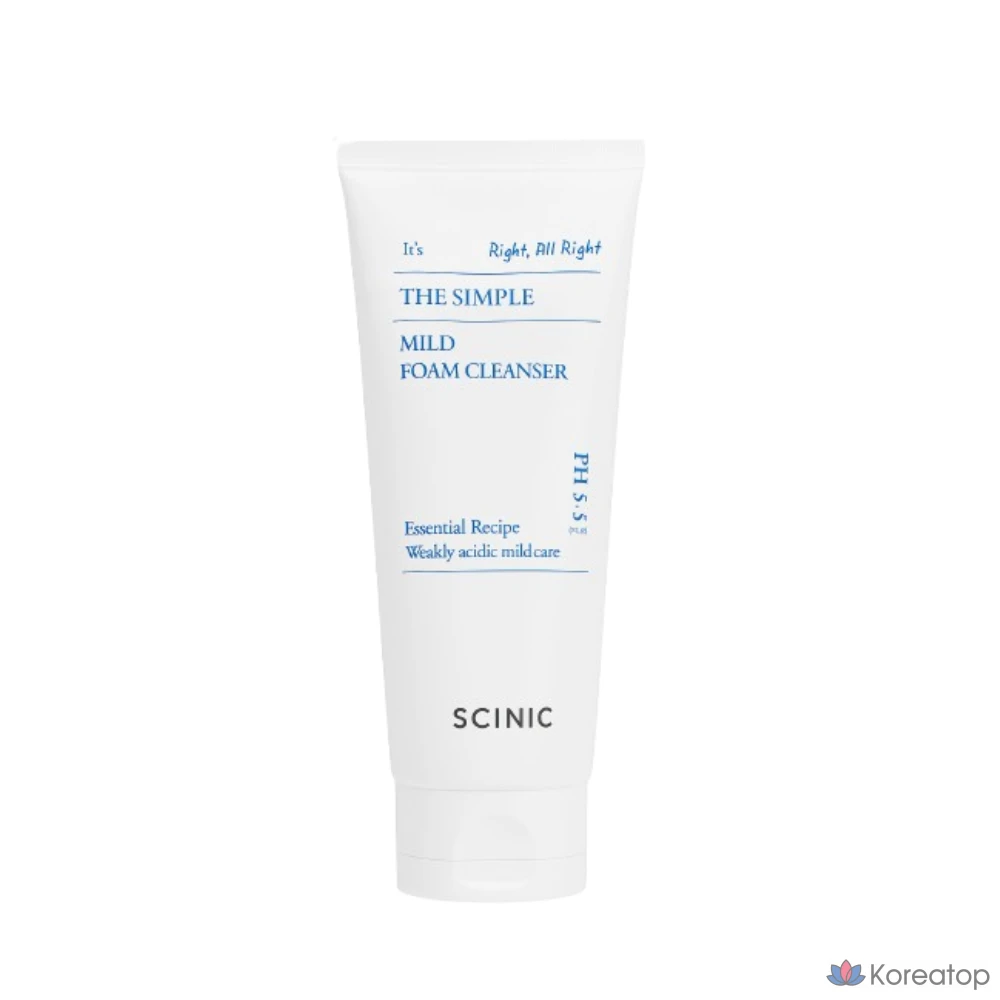 Пенка для умывания Scinic The Simple Mild Foam Cleanser, 120 мл, 1 шт.