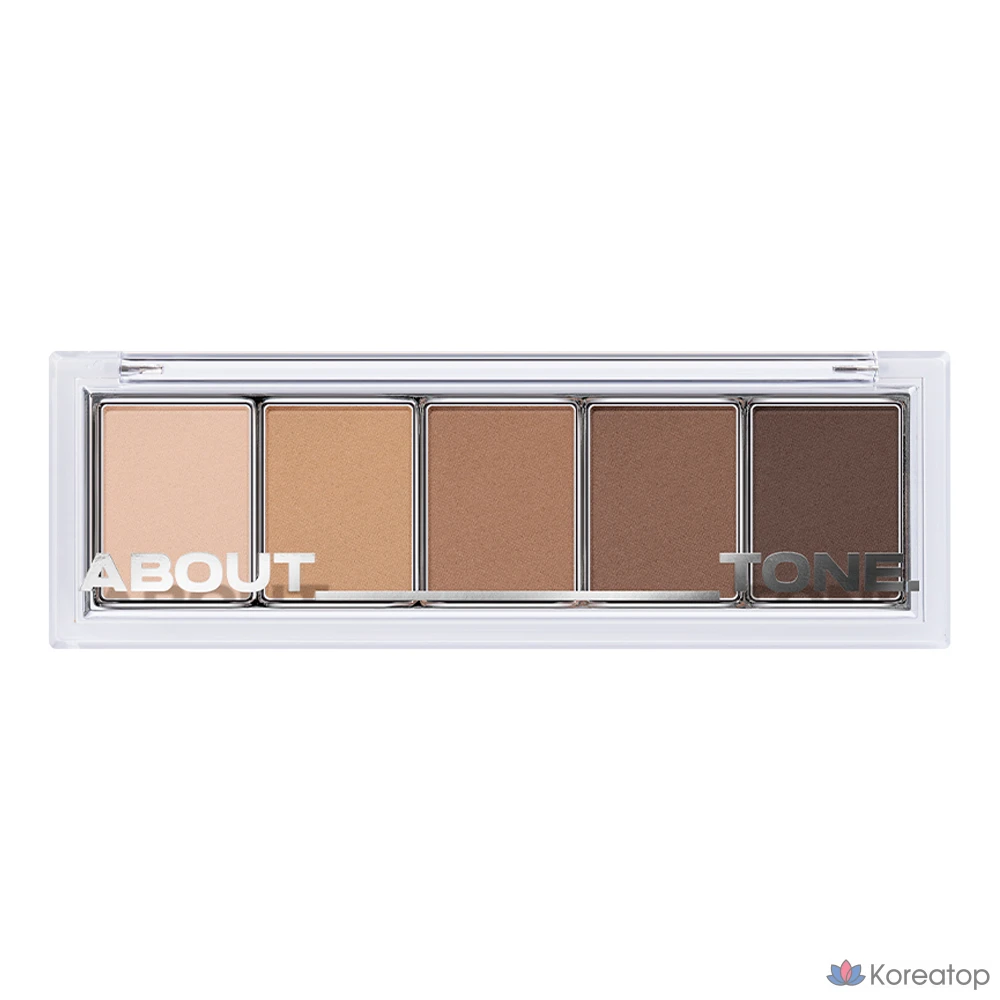 Палетка теней About Tone Return to Basic Shadow Palette 9 г, оттенок 05 Cappuccino, 1 шт.